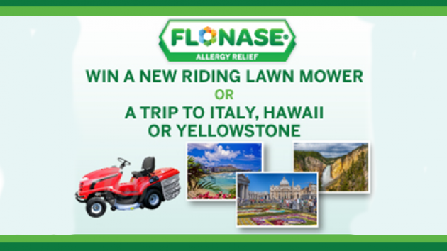 Win a Riding Lawnmower from Flonase